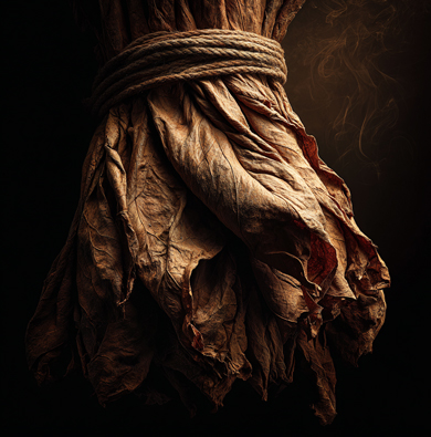 Dried Tobacco Leaves